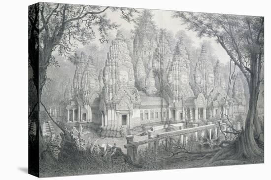 Ruins of Bayon, Cambodia, 1873-Louis Delaporte-Stretched Canvas