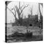 Ruins of Beury Chateau, Festubert, France, World War I, C1914-C1918-null-Stretched Canvas