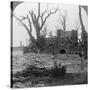 Ruins of Beury Chateau, Festubert, France, World War I, C1914-C1918-null-Stretched Canvas