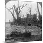 Ruins of Beury Chateau, Festubert, France, World War I, C1914-C1918-null-Mounted Photographic Print