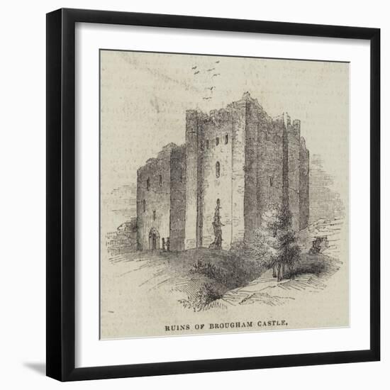 Ruins of Brougham Castle-null-Framed Giclee Print