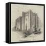 Ruins of Brougham Castle-null-Framed Stretched Canvas