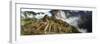 Ruins of Buildings at an Archaeological Site, Inca Ruins, Machu Picchu, Cusco Region, Peru-null-Framed Premium Photographic Print