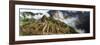 Ruins of Buildings at an Archaeological Site, Inca Ruins, Machu Picchu, Cusco Region, Peru-null-Framed Photographic Print