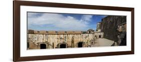 Ruins of Castillo San Felipe Del Morro, Old San Juan, San Juan, Puerto Rico, USA-null-Framed Photographic Print