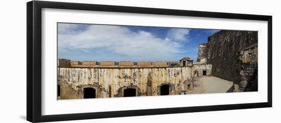 Ruins of Castillo San Felipe Del Morro, Old San Juan, San Juan, Puerto Rico, USA-null-Framed Photographic Print