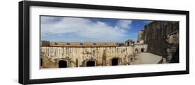 Ruins of Castillo San Felipe Del Morro, Old San Juan, San Juan, Puerto Rico, USA-null-Framed Photographic Print