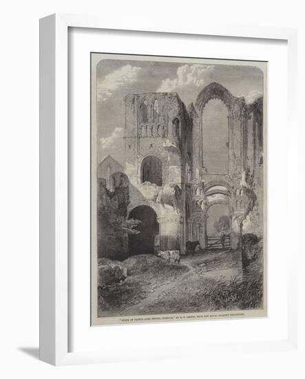Ruins of Castle Acre Priory, Norfolk-Richard Principal Leitch-Framed Giclee Print