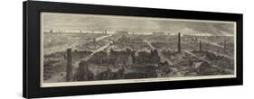 Ruins of Chicago, Looking East Towards the Lake-null-Framed Giclee Print