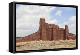 Ruins of Church, Abo, Salinas Pueblo Missions National Monument, Salinas Valley, New Mexico, Usa-Wendy Connett-Framed Stretched Canvas