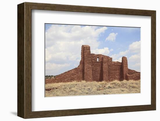 Ruins of Church, Abo, Salinas Pueblo Missions National Monument, Salinas Valley, New Mexico, Usa-Wendy Connett-Framed Photographic Print