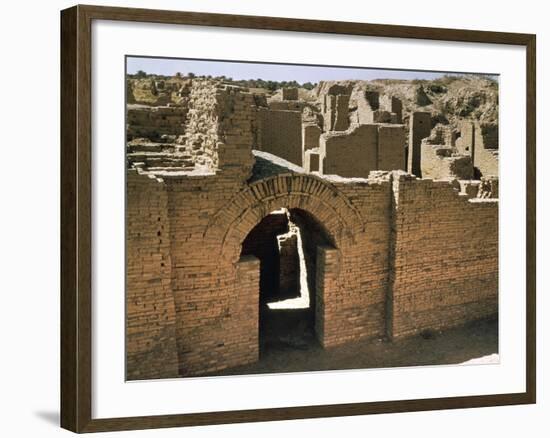 Ruins of City of Babylon, Al Hillah, Province of Babylon, Iraq, 7th-6th Century BC-null-Framed Giclee Print