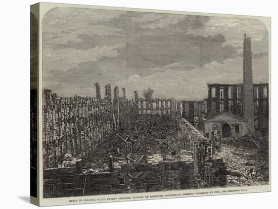 Ruins of Colonel Colt's Patent Firearms Factory at Hartford-null-Stretched Canvas