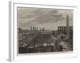 Ruins of Colonel Colt's Patent Firearms Factory at Hartford-null-Framed Giclee Print