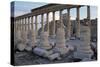 Ruins of Colonnade in Palmyra-null-Stretched Canvas