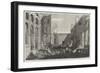 Ruins of Covent-Garden Theatre, Visit of Her Majesty and the Princess Royal-Richard Principal Leitch-Framed Giclee Print