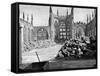 Ruins of Coventry Cathedral after Bombing by Germans During WWII-null-Framed Stretched Canvas