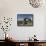 Ruins of Dinas Bran Castle and Village of Llangollen Below, Denbighshire-Richard Maschmeyer-Framed Stretched Canvas displayed on a wall