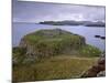 Ruins of Dun Ardrek, Guarding the Entrance of Loch Harport, Near Portnalong, Isle of Skye, Scotland-Patrick Dieudonne-Mounted Photographic Print