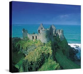 Ruins Of Dunluce Castle-null-Stretched Canvas