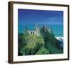 Ruins Of Dunluce Castle-null-Framed Art Print