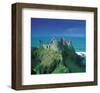 Ruins Of Dunluce Castle-null-Framed Art Print