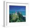 Ruins Of Dunluce Castle-null-Framed Art Print