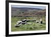 Ruins of Early Bronze Age House, About 3500 Years Old, Grimspound-David Lomax-Framed Photographic Print