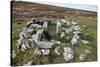 Ruins of Early Bronze Age House, About 3500 Years Old, Grimspound-David Lomax-Stretched Canvas