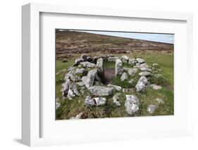 Ruins of Early Bronze Age House, About 3500 Years Old, Grimspound-David Lomax-Framed Photographic Print