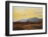 Ruins of Eldena Abbey and the Riesengebirge-Caspar David Friedrich-Framed Giclee Print