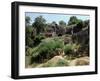 Ruins of Etruscan Necropolis of Norchia at Vetralla, Viterbo, Italy-null-Framed Giclee Print