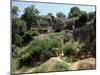 Ruins of Etruscan Necropolis of Norchia at Vetralla, Viterbo, Italy-null-Mounted Giclee Print