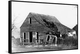 Ruins of First Capitol of Texas-null-Framed Stretched Canvas