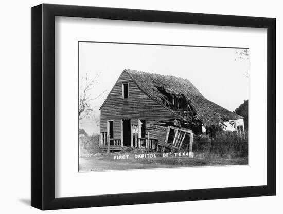 Ruins of First Capitol of Texas-null-Framed Photographic Print