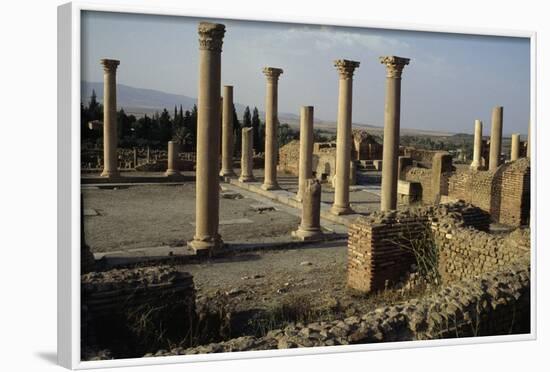 Ruins of Forum, Roman City of Timgad-null-Framed Photographic Print