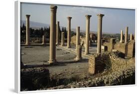 Ruins of Forum, Roman City of Timgad-null-Framed Photographic Print