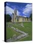Ruins of Glastonbury Abbey, Glastonbury, Somerset, England, UK-Chris Nicholson-Stretched Canvas