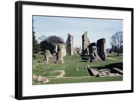 Ruins of Glastonbury Abbey, Somerset, England, United Kingdom-null-Framed Giclee Print