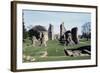 Ruins of Glastonbury Abbey, Somerset, England, United Kingdom-null-Framed Giclee Print