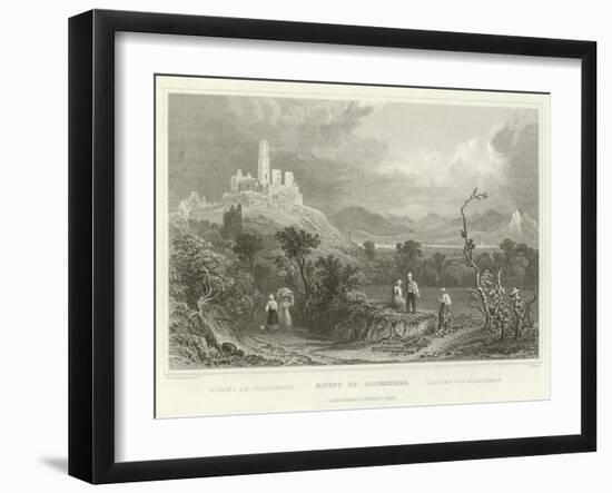 Ruins of Godesberg-William Tombleson-Framed Giclee Print