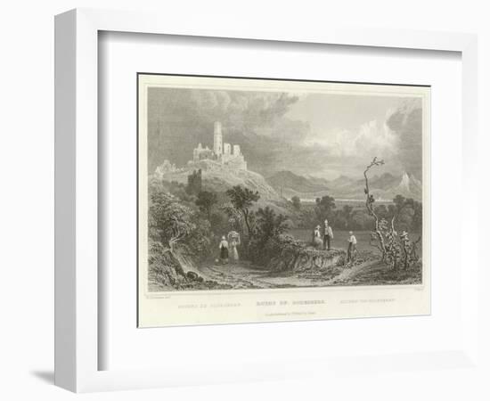 Ruins of Godesberg-William Tombleson-Framed Giclee Print