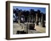 Ruins of Greek-Roman-Era Synagogue at Capernaum, Sea of Galilee, Israel-null-Framed Giclee Print