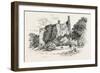 Ruins of Harewood Castle-null-Framed Giclee Print