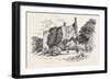 Ruins of Harewood Castle-null-Framed Giclee Print
