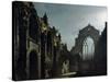 Ruins of Holyrood Chapel-Louis Jacques Mande Daguerre-Stretched Canvas