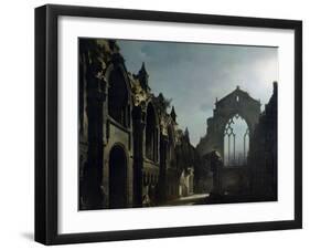 Ruins of Holyrood Chapel-Louis Jacques Mande Daguerre-Framed Giclee Print