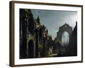 Ruins of Holyrood Chapel-Louis Jacques Mande Daguerre-Framed Giclee Print