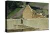 Ruins of Inca City and Temple of the Sun at Ingapirca in the Andes Mountains, Ecuador.-null-Stretched Canvas