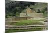 Ruins of Inca City and Temple of the Sun at Ingapirca in the Andes Mountains, Ecuador.-null-Mounted Giclee Print